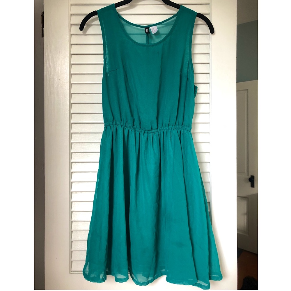 Teal Dress (H&M, M/US 6)